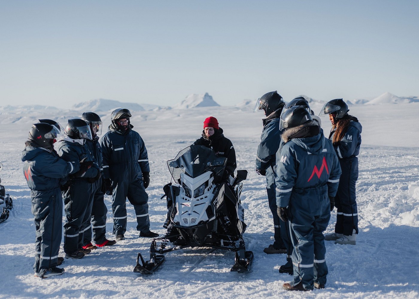 Snowmobiling from Gullfoss, tour photo 4