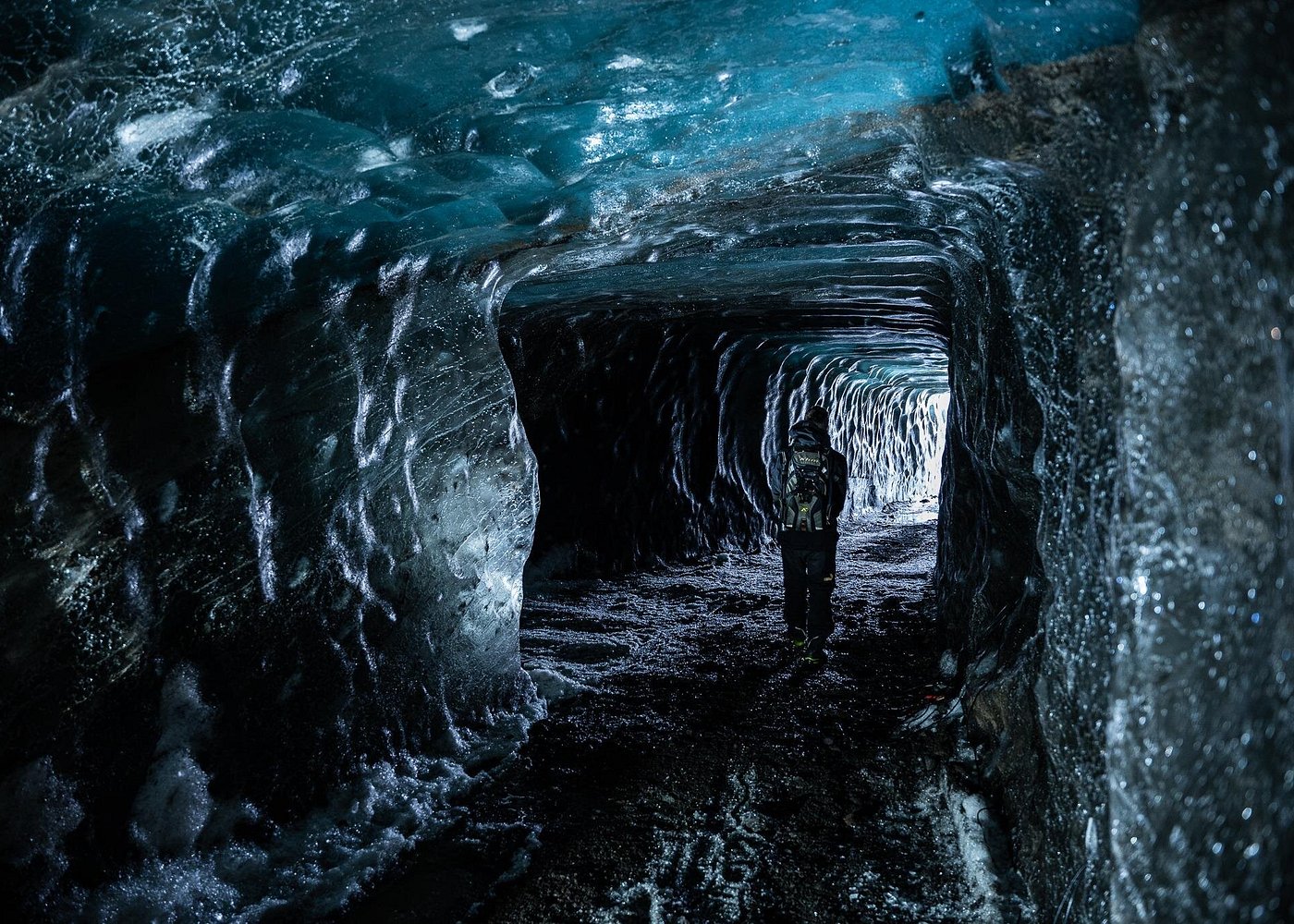 Snowmobiling and ice cave, tour photo 3